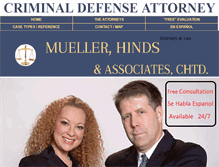 Tablet Screenshot of muellerhinds.com